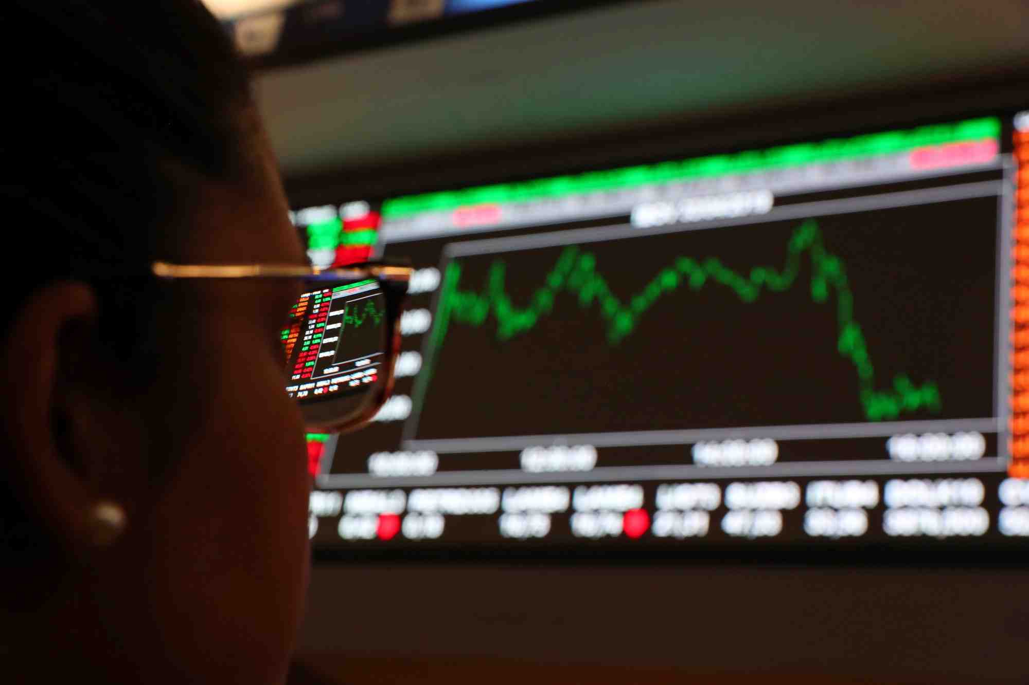 Photo d'un trader