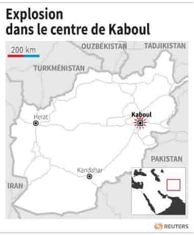 Explosion dans le centre de kaboul