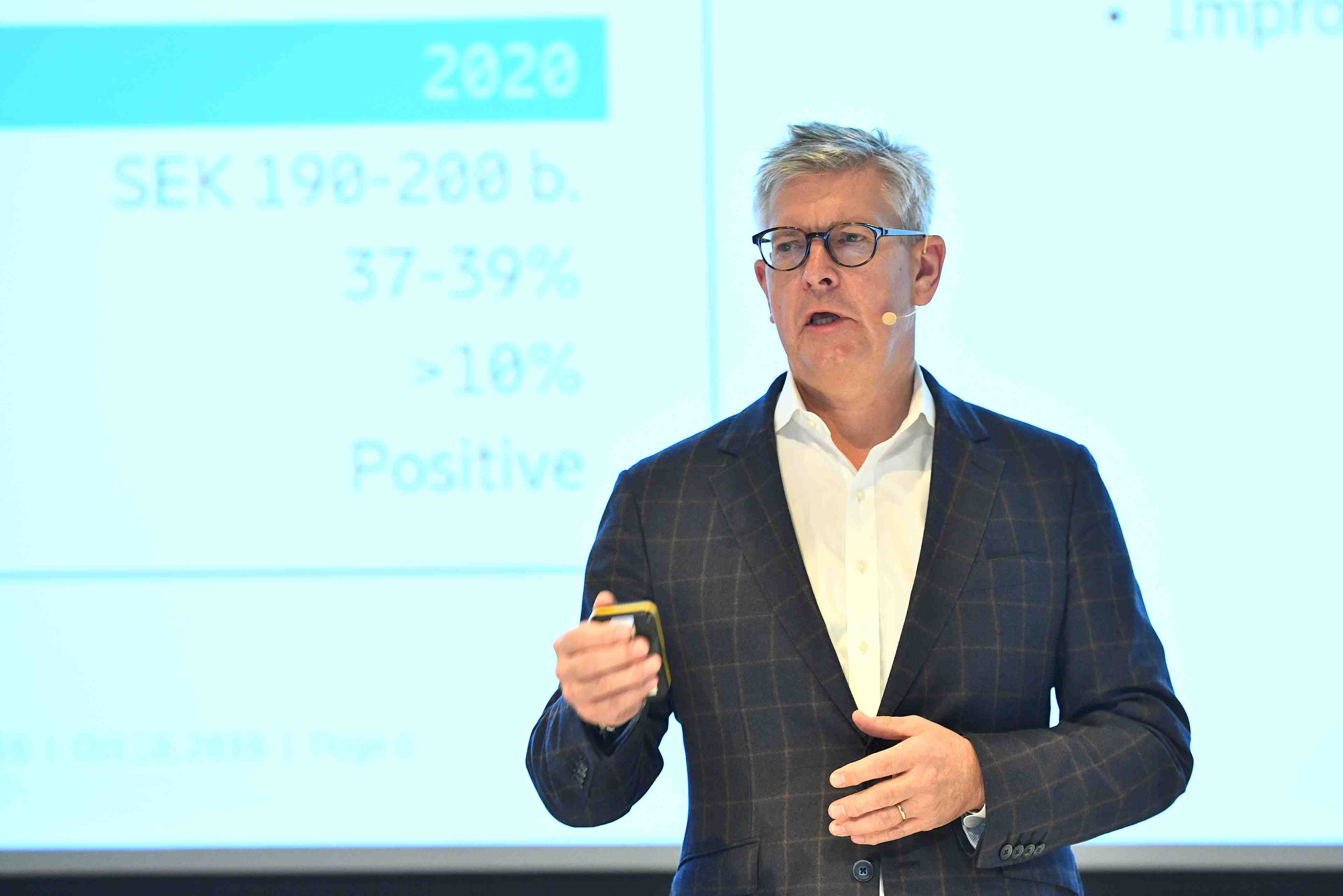 Le directeur general d'ericsson sur le depart