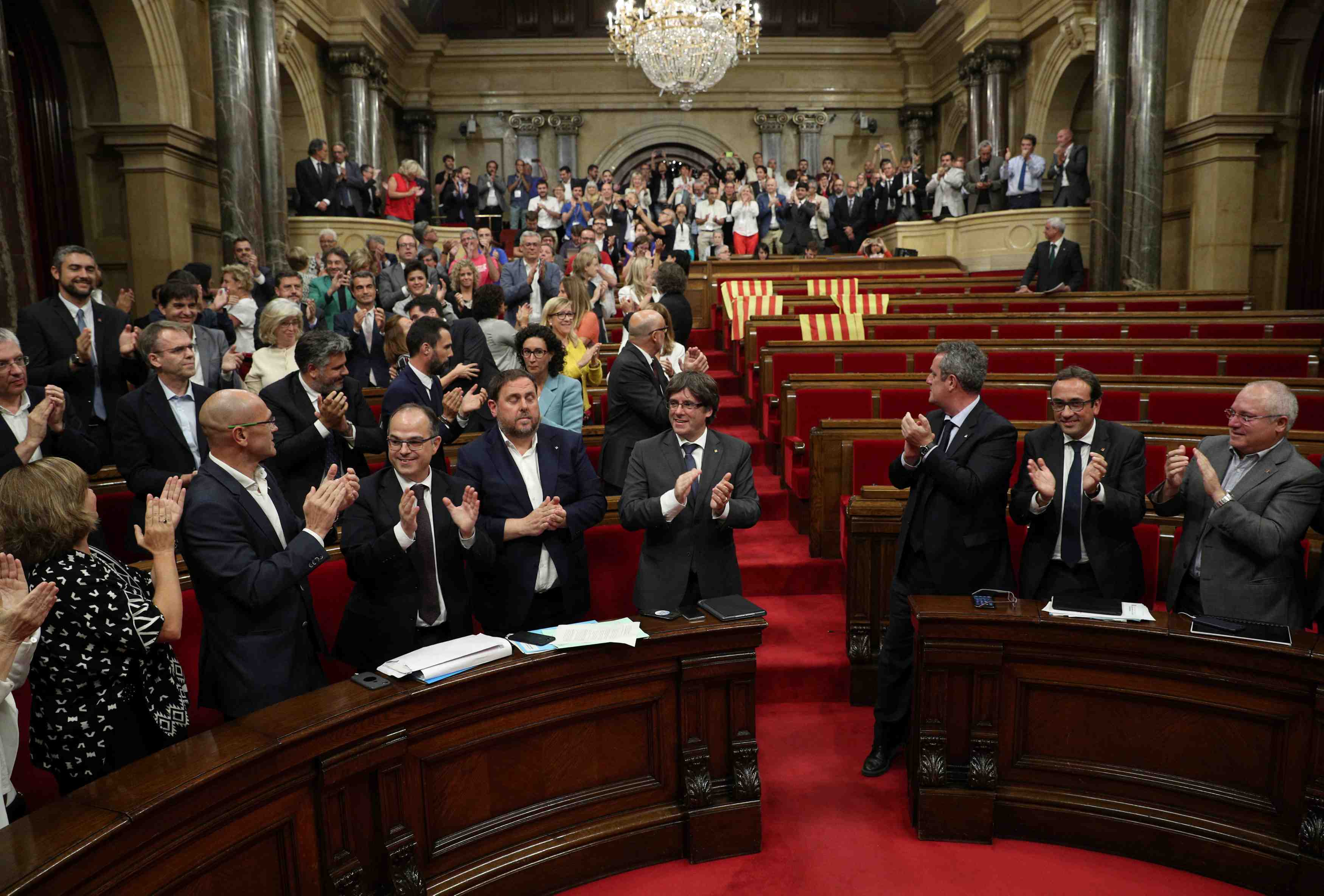 Le parlement catalan pour la tenue d'un referendum d'independance