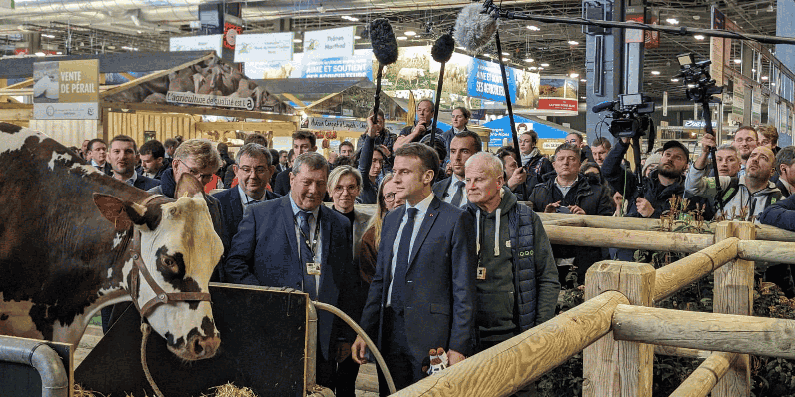 Emmanuel Macron au 60eme salon de l'Agriculture