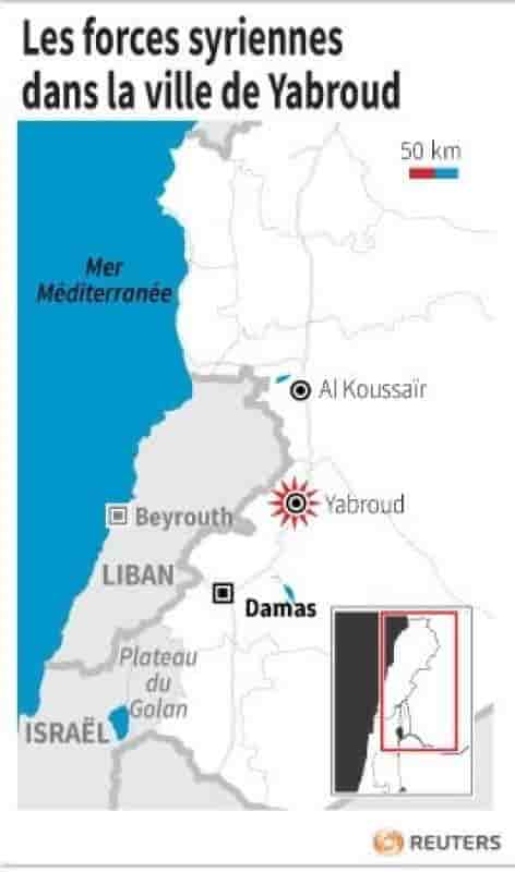 Les forces syriennes entrent dans la ville rebelle de Yabroud