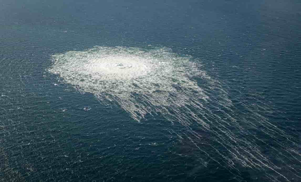 Nord Stream 2, fuite de gaz, mer Baltique