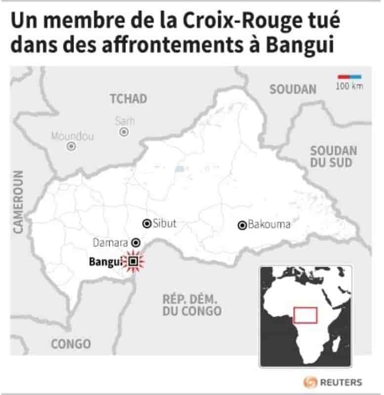 Un membre de la Croix-Rouge tué dans des affrontements à Bangui