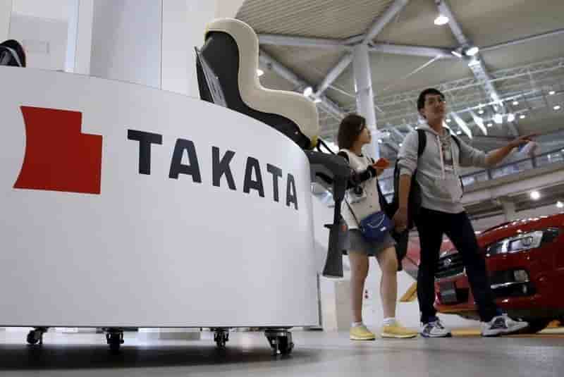 Rappel aux usa de cinq millions de vehicules equipes d'airbags takata