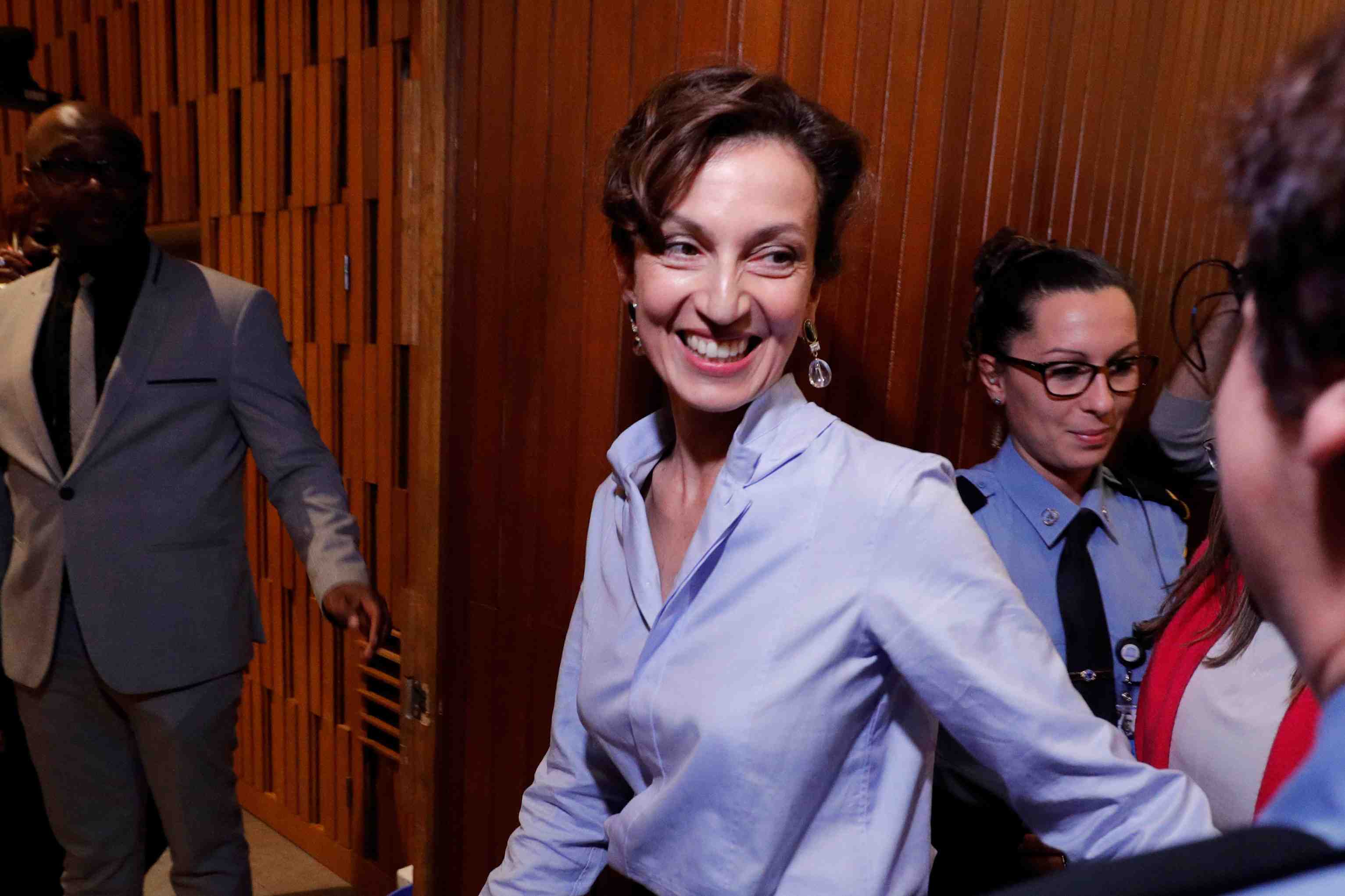 La francaise audrey azoulay elue a la tete de l'unesco