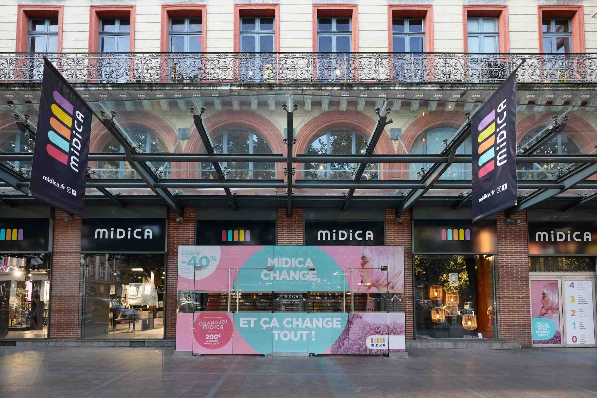 Midica aura bientôt son restaurant au dernier étage du magasin.