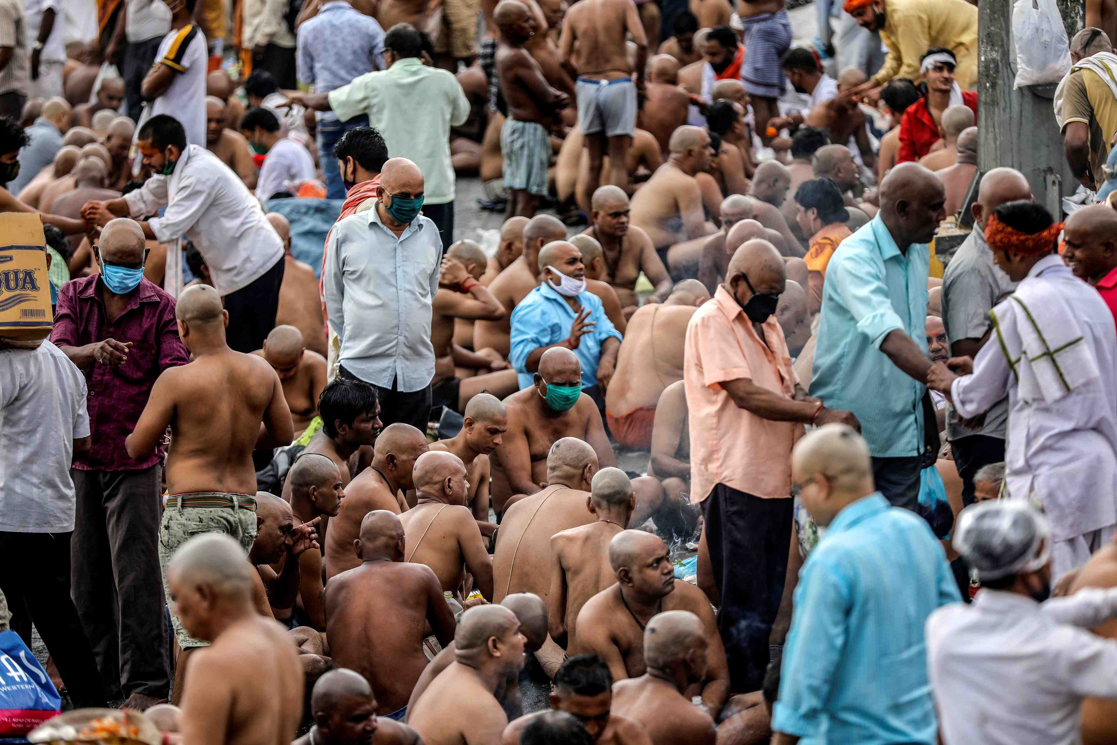 Coronavirus: plus de 97.800 nouveaux cas en inde, record quotidien