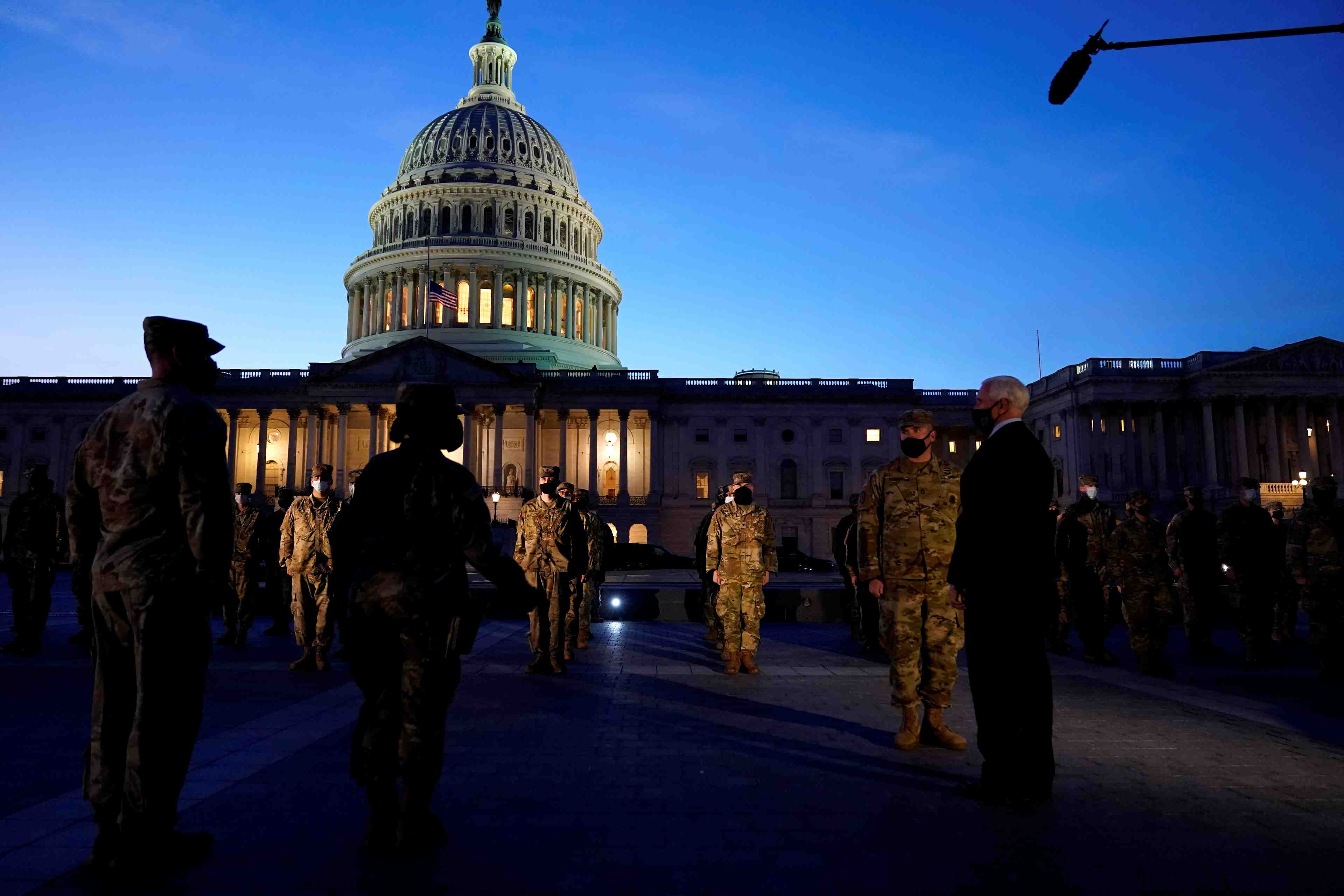 Securite renforcee a washington en amont de l'investiture