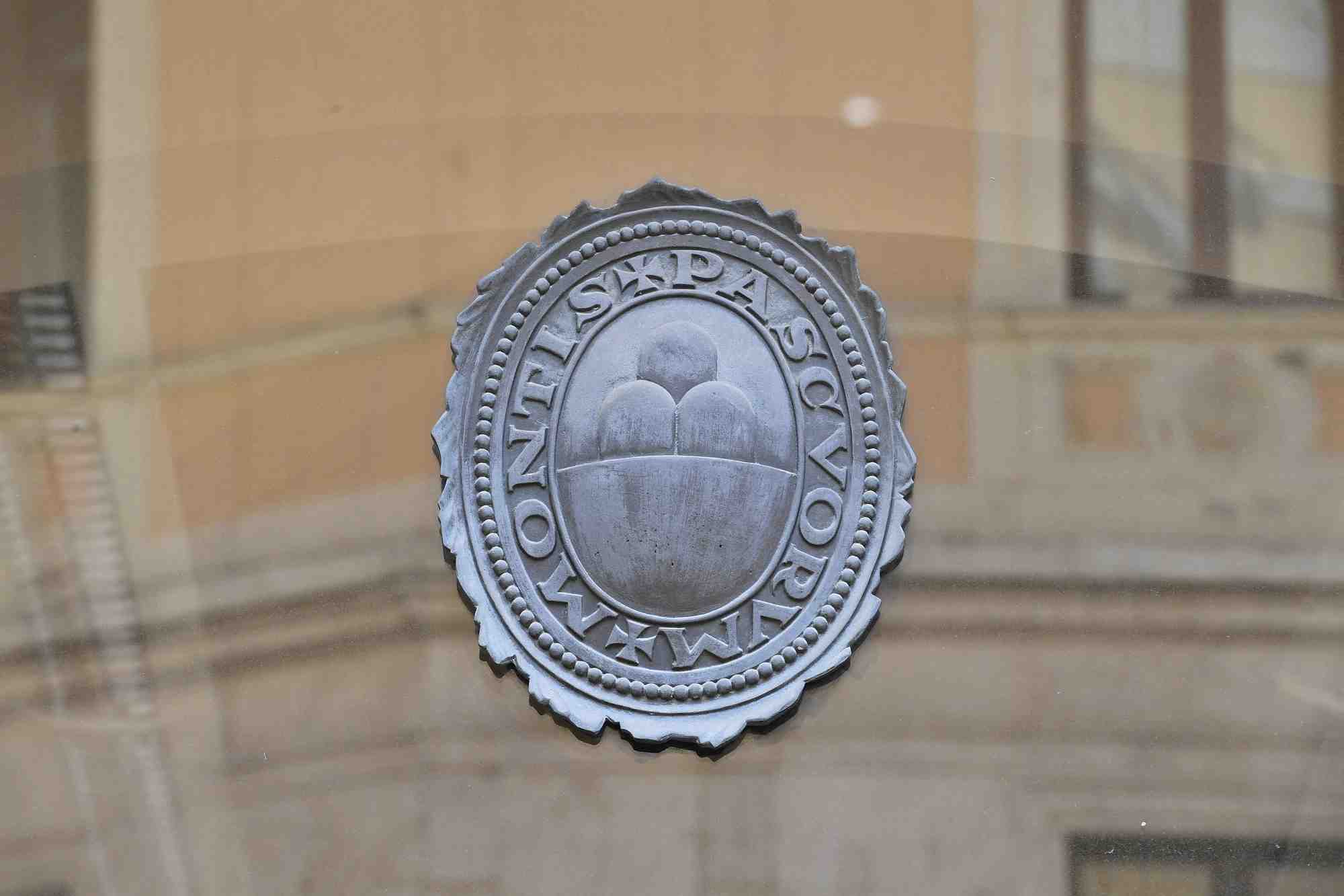 Photo d'archives du logo du monte dei paschi di siena