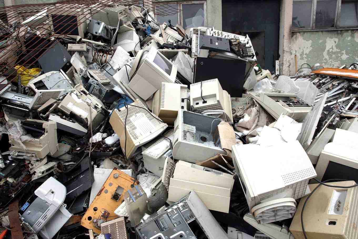 ordinateurs, numérique, déchets