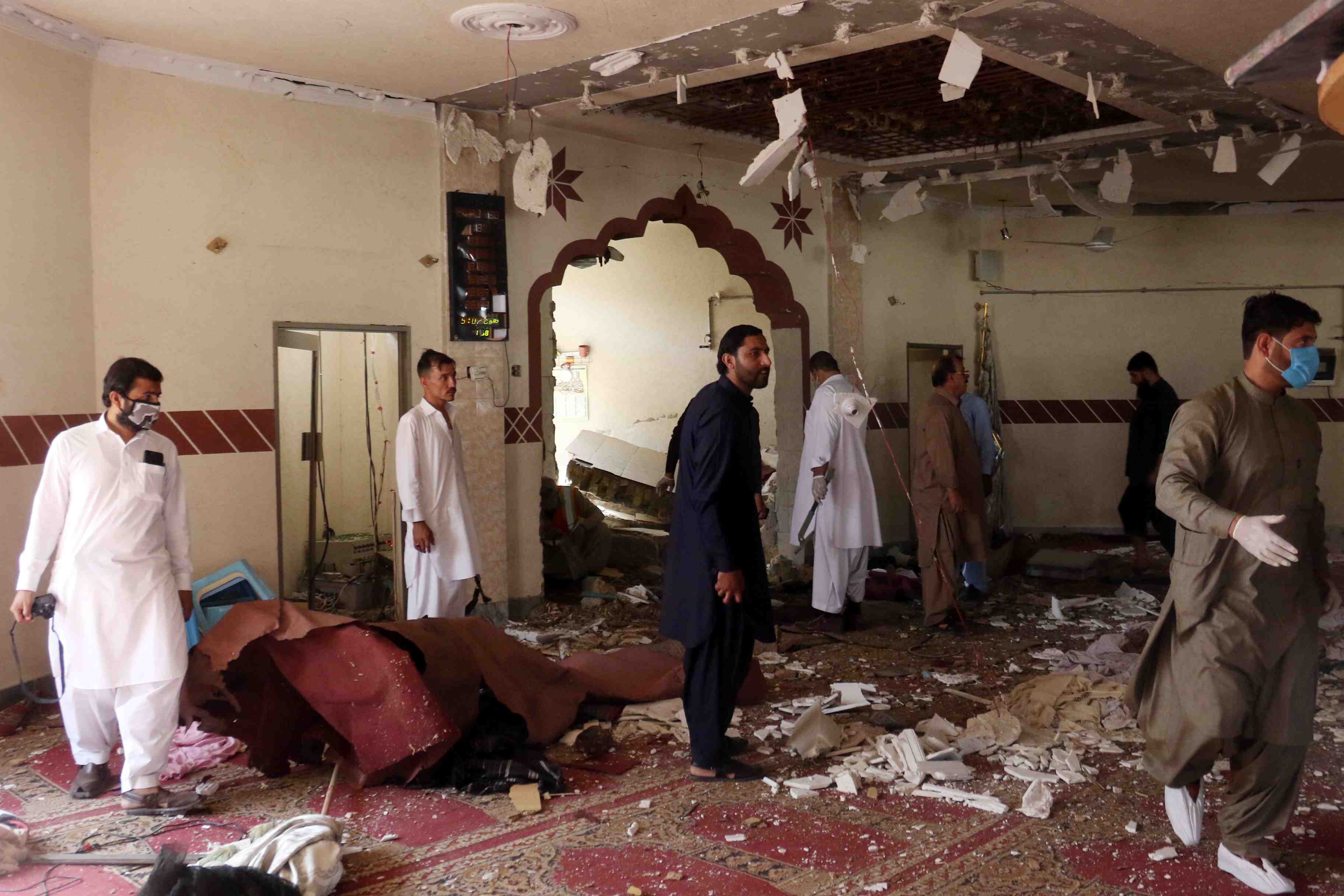Explosion dans une mosquee au pakistan