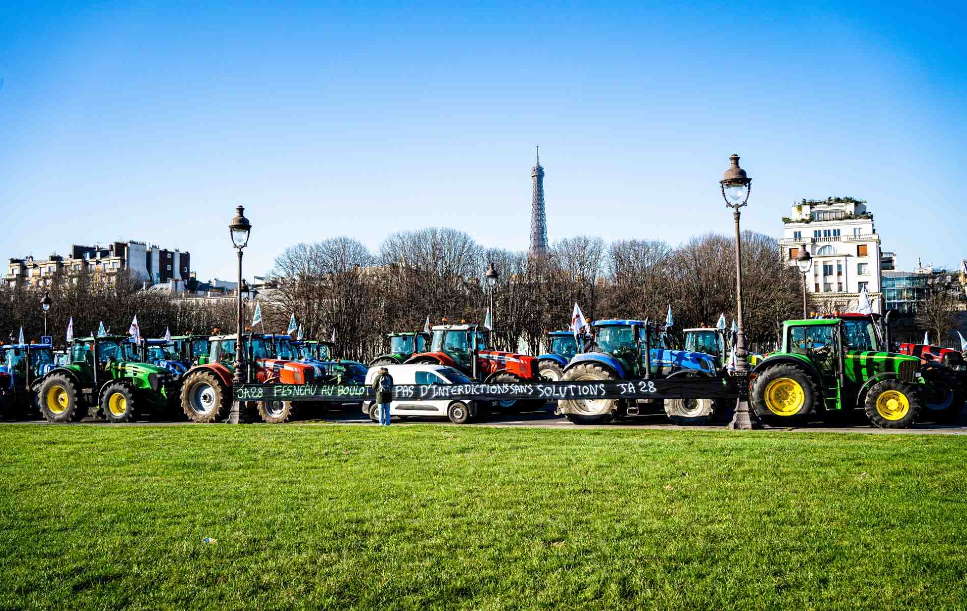 Manifestation agriculteurs betteraves néonicotinoïdes