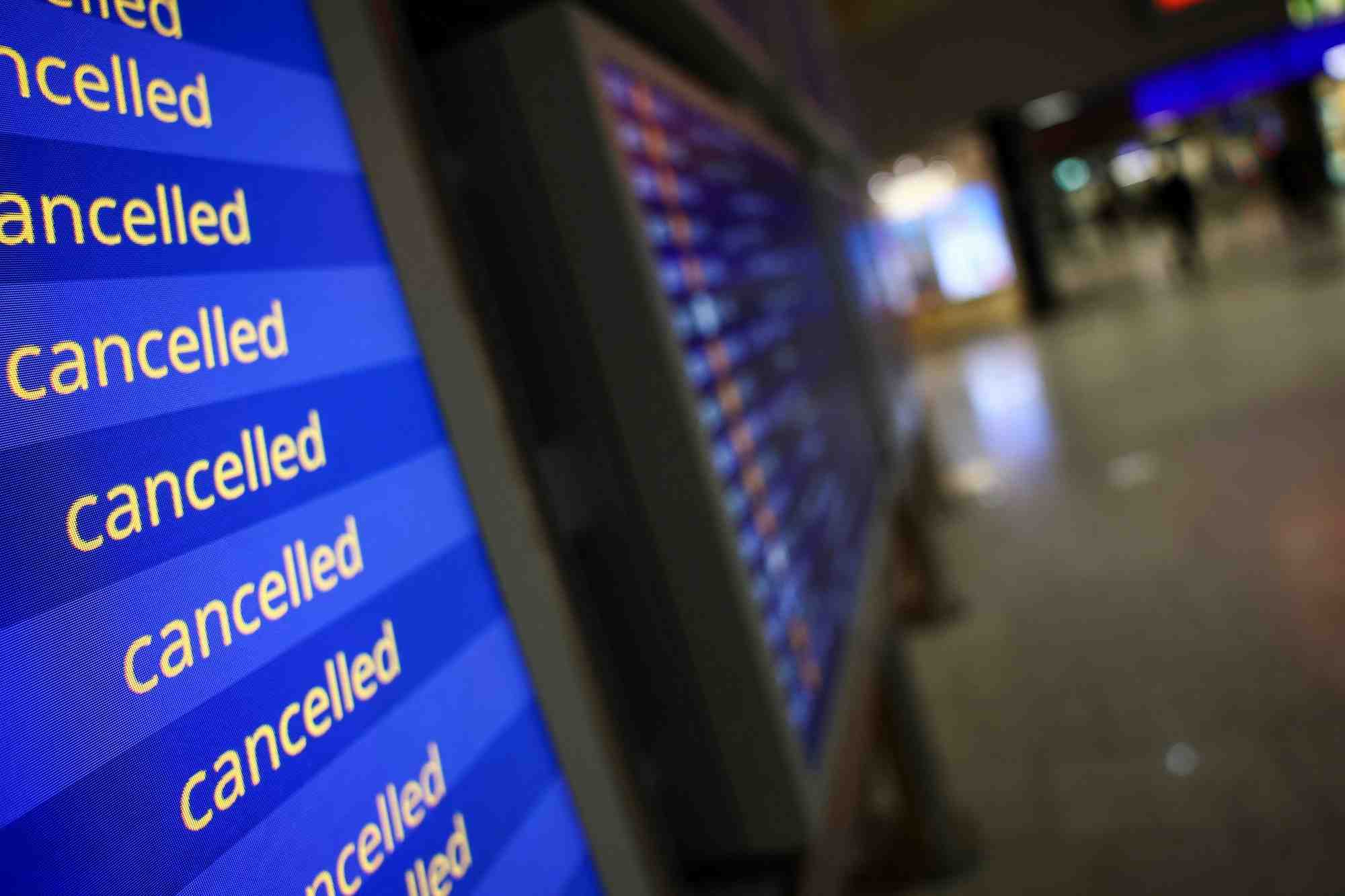 Liste des vols annules a l'aeroport de francfort