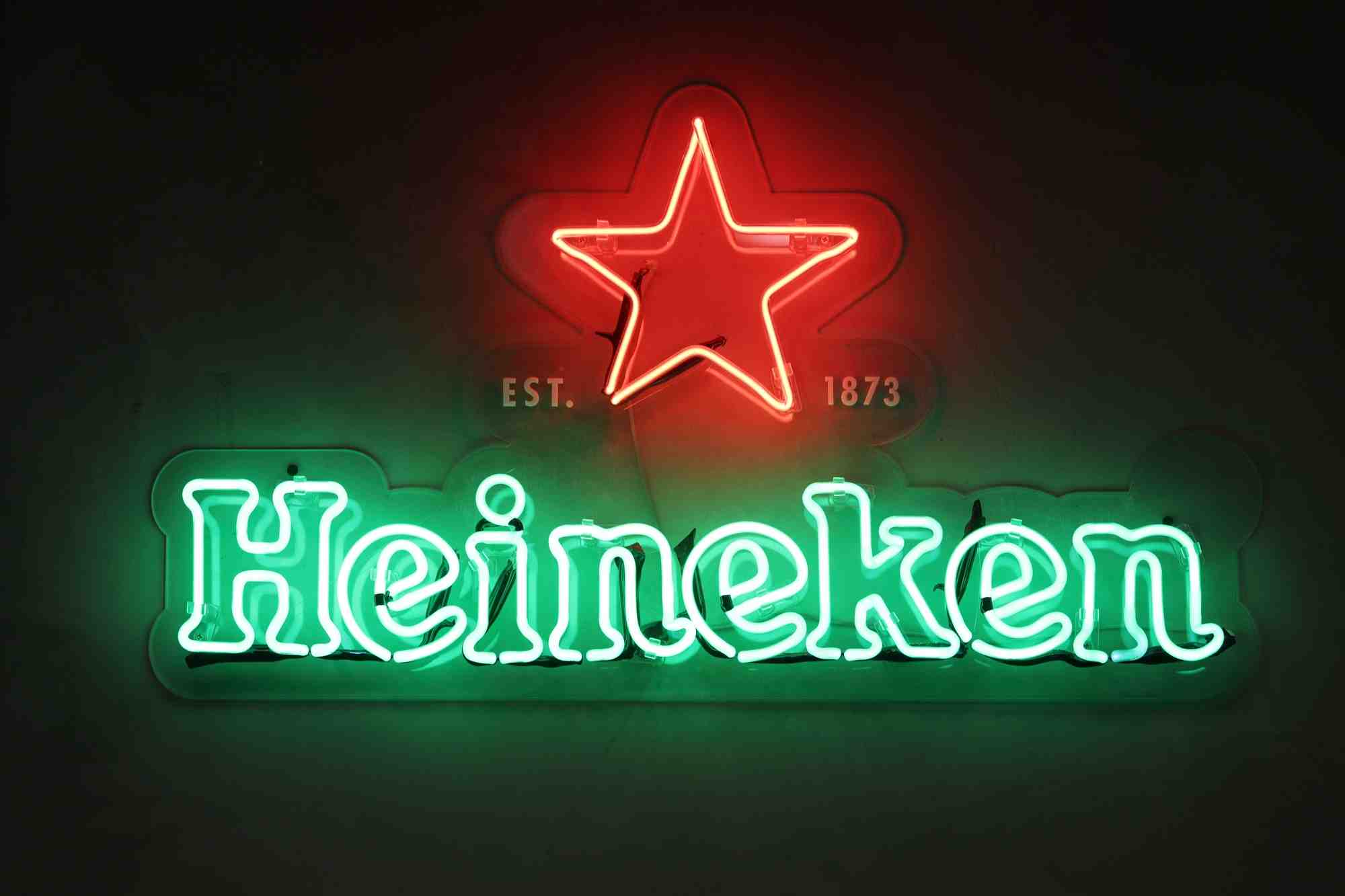 Le logo heineken