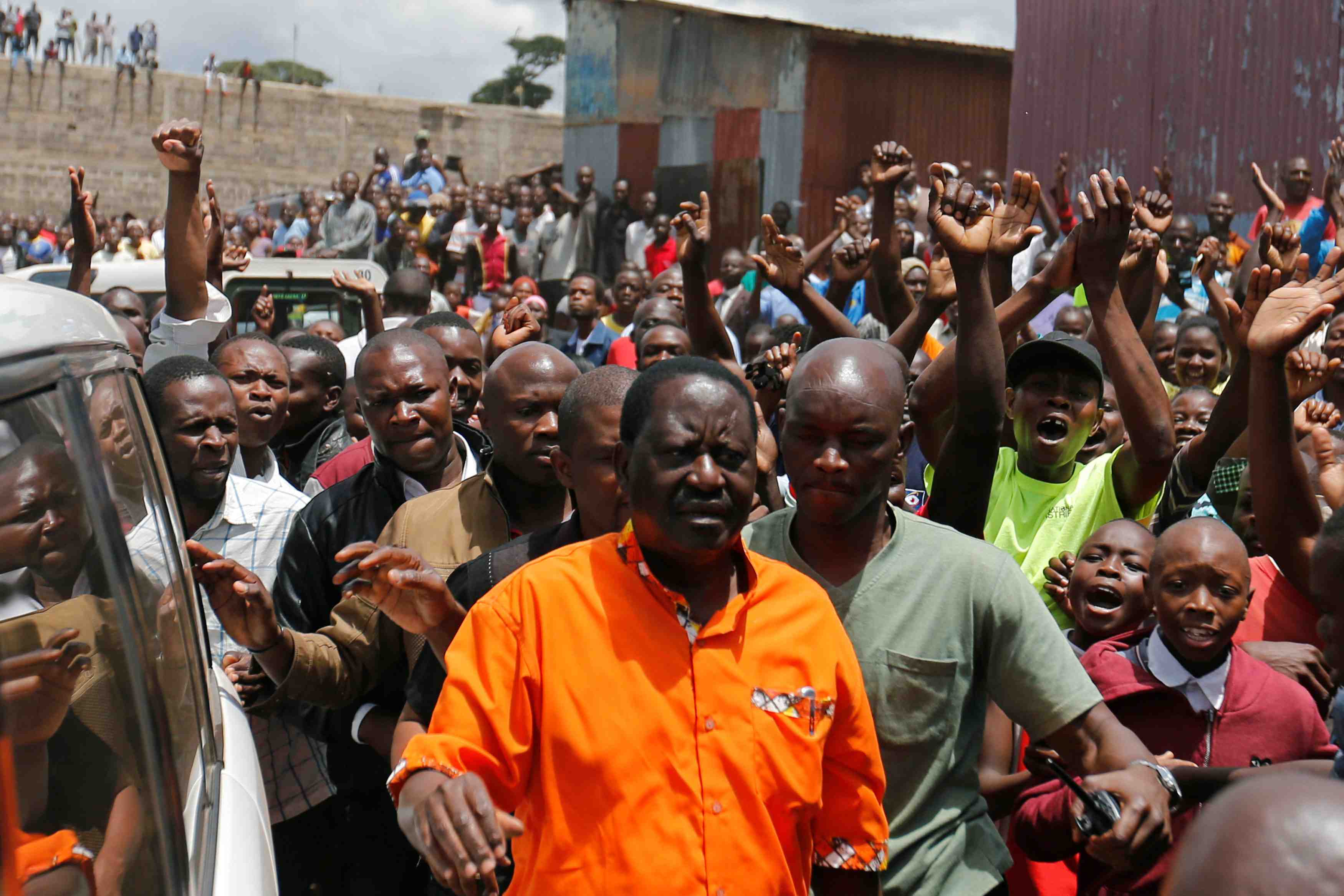 Odinga appelle ses partisans au calme au kenya