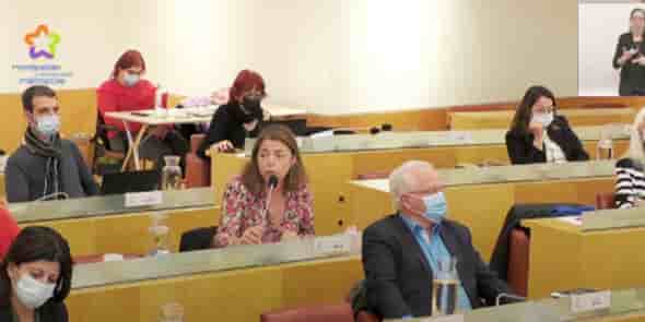 Julie Frêche, vice-présidente de la Métropole de Montpellier déléguée au Transport et aux Mobilités actives, a défendu ardemment la ZFE durant le conseil métropolitain du 25 janvier 2022.