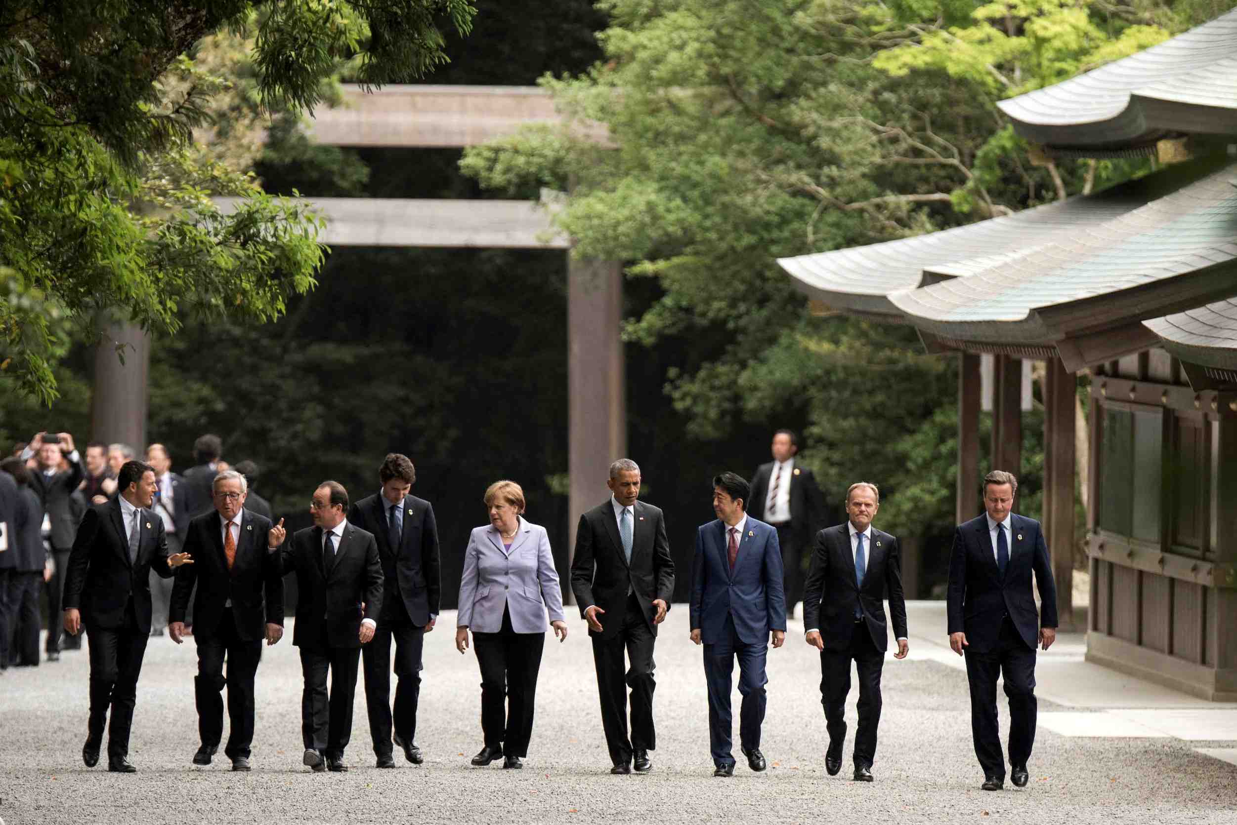 Le g7 au japon se penchera sur les questions de croissance et de refugies
