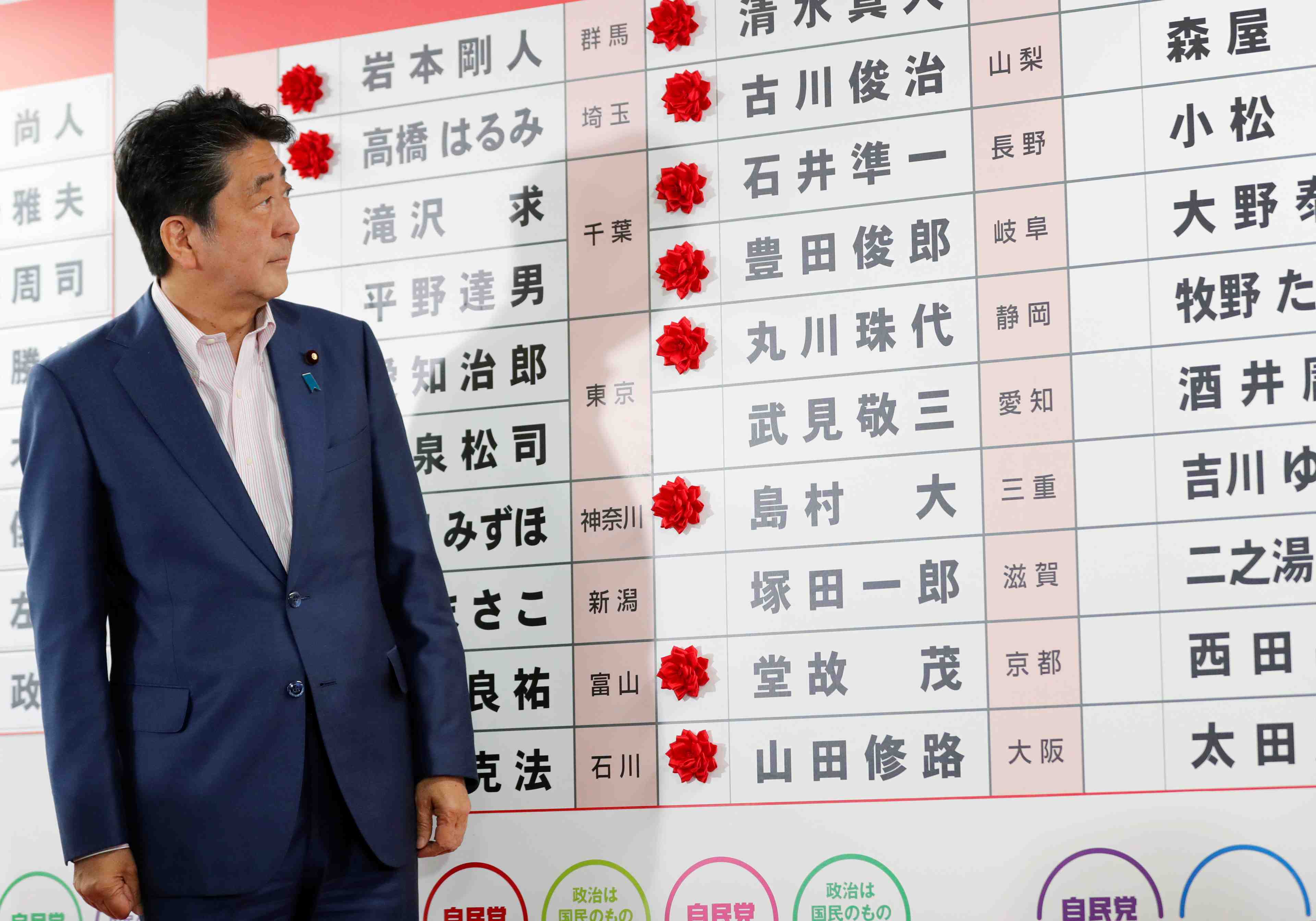 Au japon, abe consolide sa majorite a la chambre haute