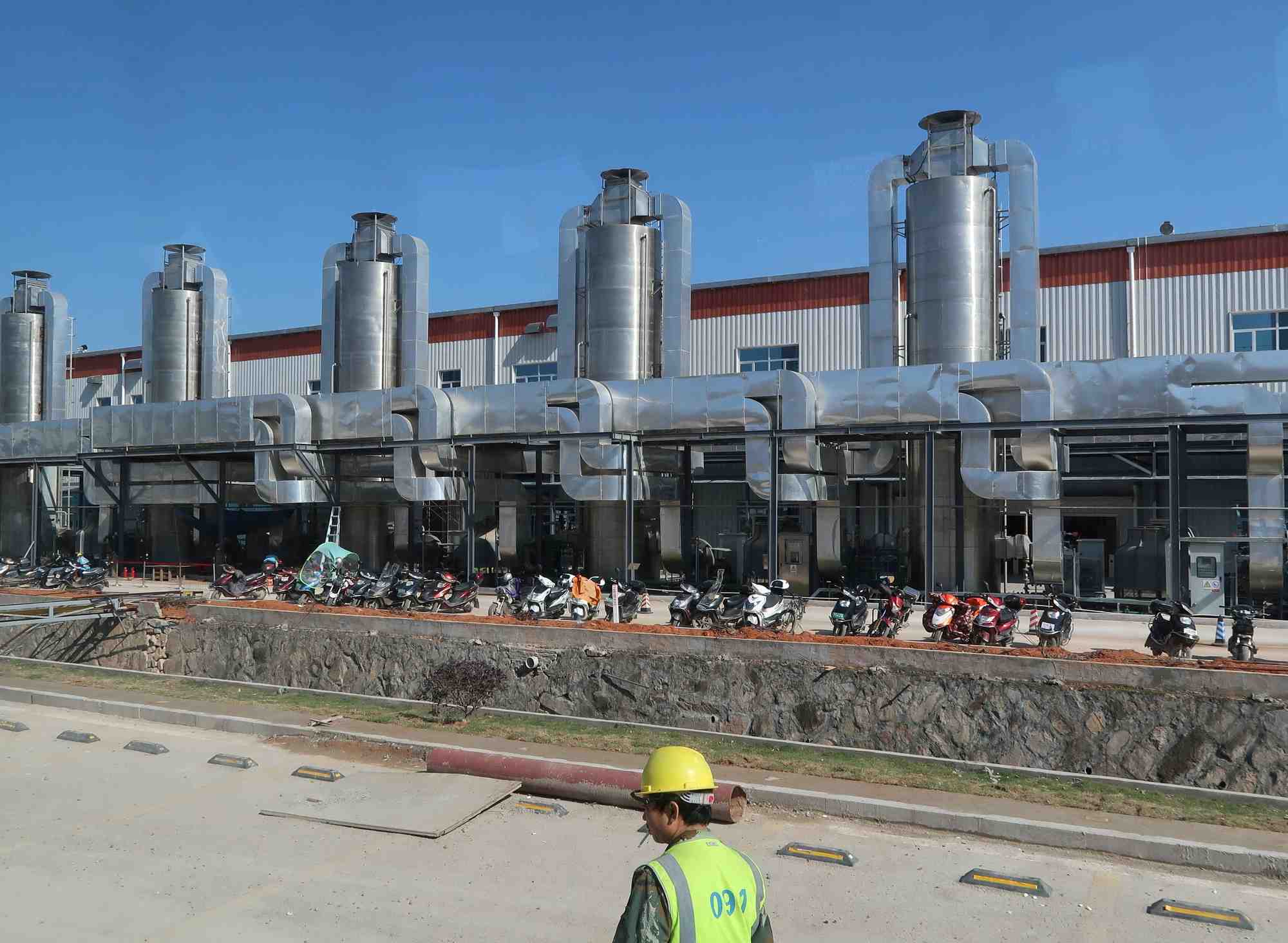 Une usine a ningde, en chine