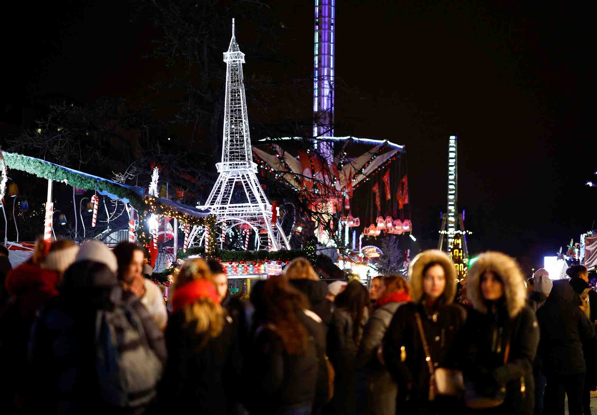 Lumieres de noel a paris