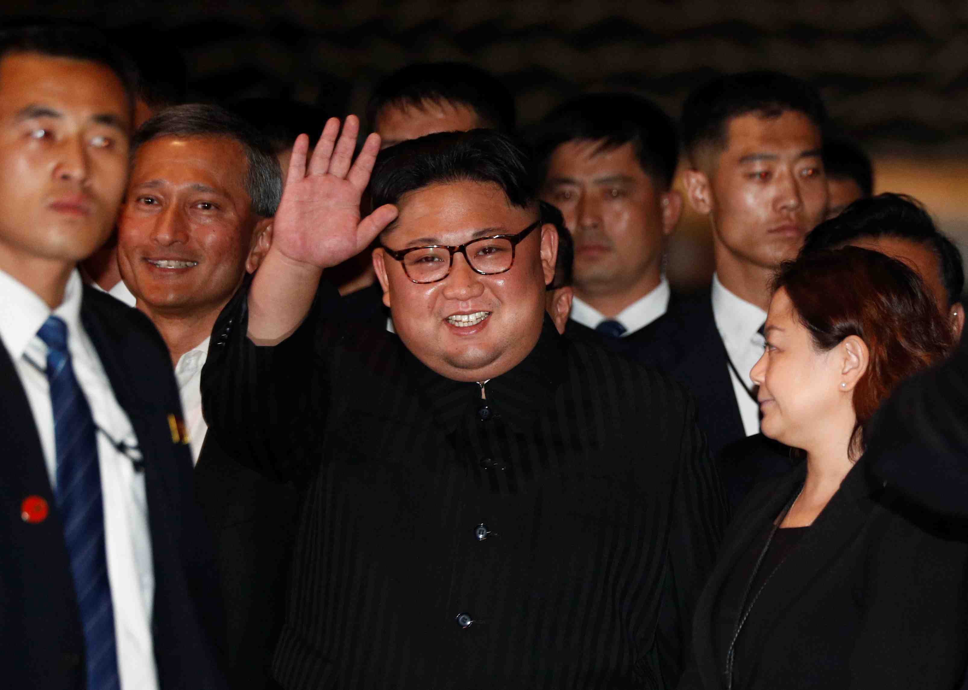 Escapade d'un soir pour kim jong-un a singapour