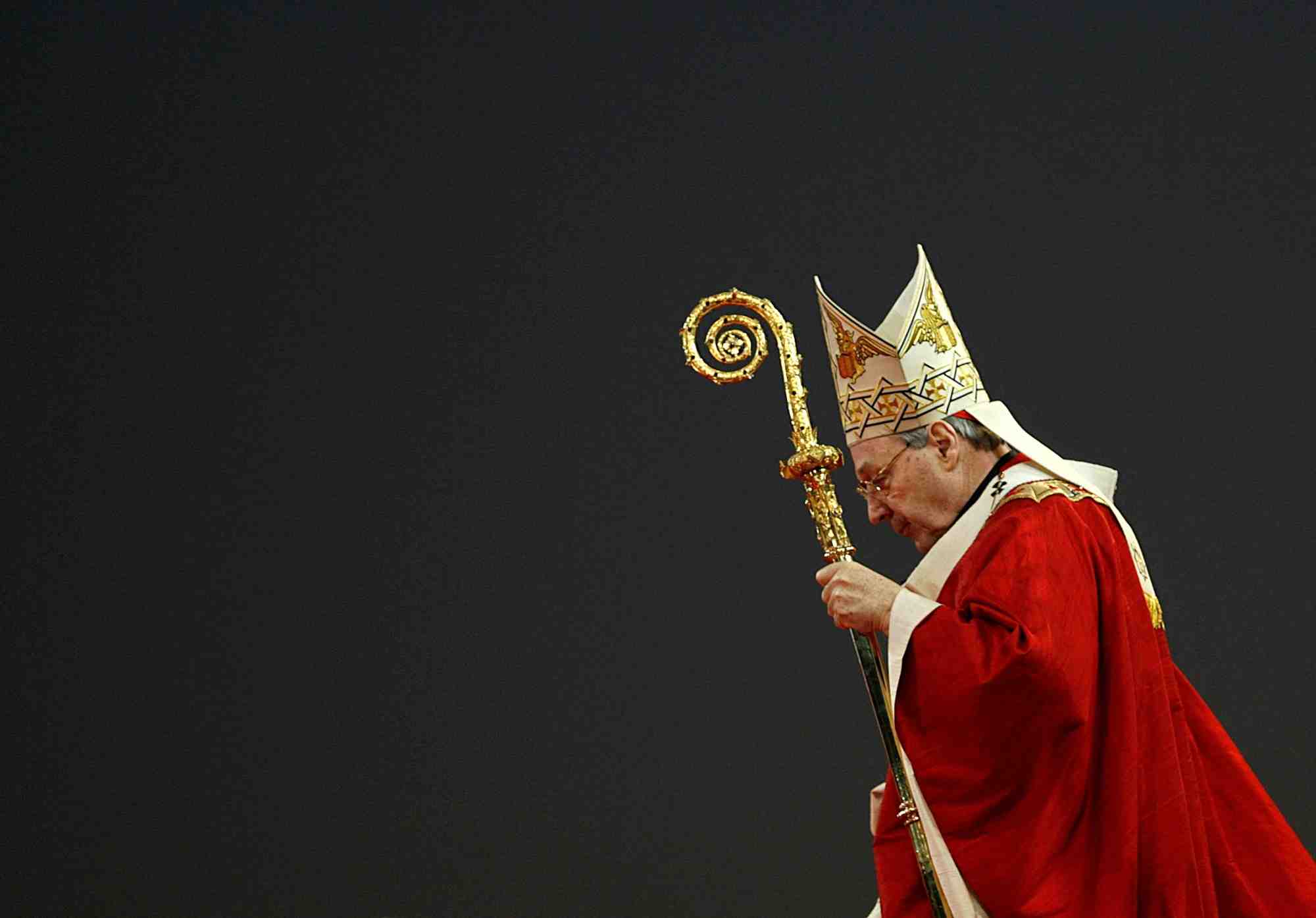 Le cardinal australien george pell celebrant la messe d'ouverture des journees mondiales de la jeunesse (jmj) a sydney