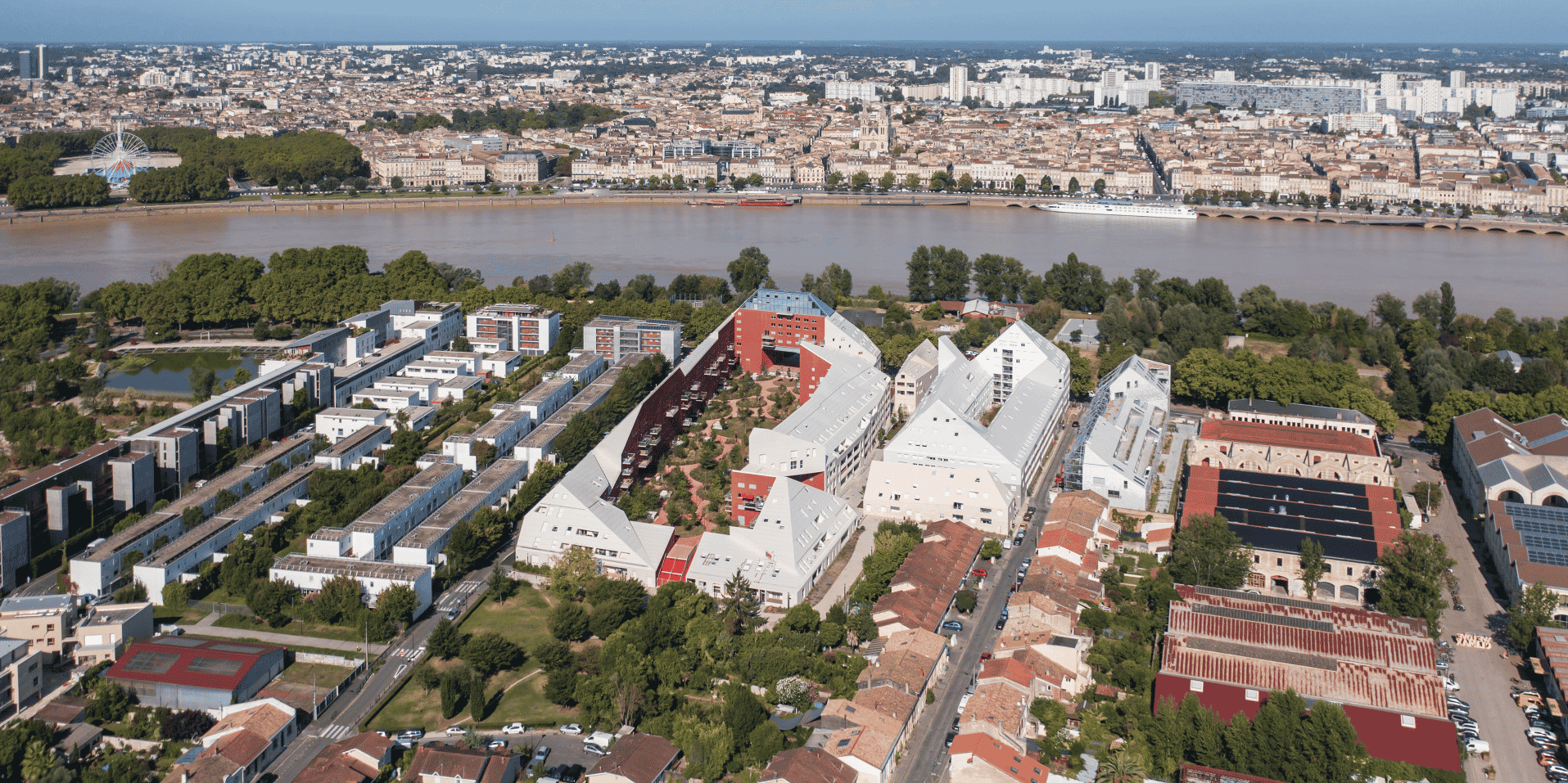 Le quartier Bastide-Niel sur la rive droite de Bordeaux.
