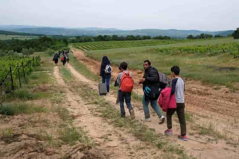 Le nombre de migrants arrives en grece en repli de 90%