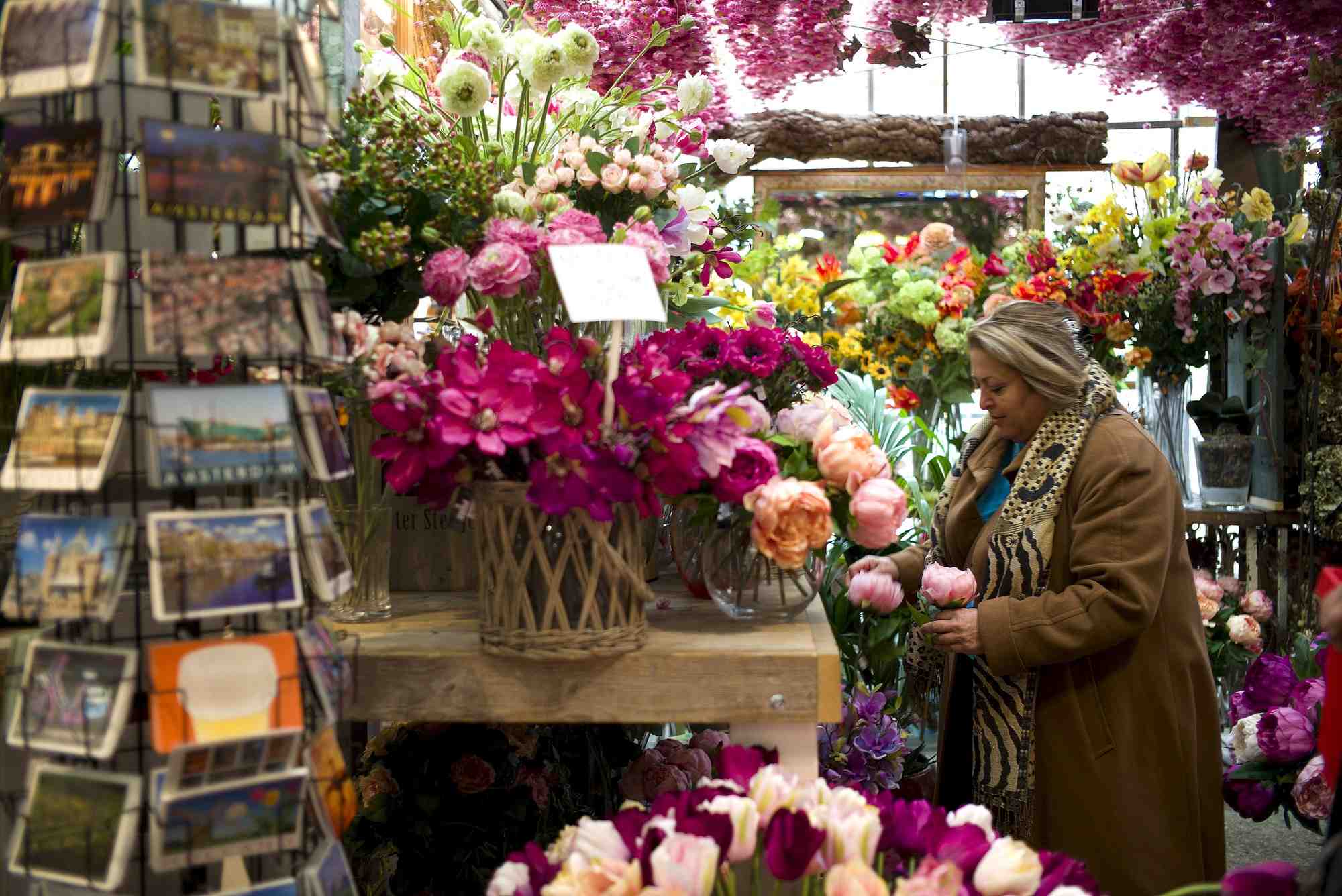 Marché aux fleurs d'Amsterdam