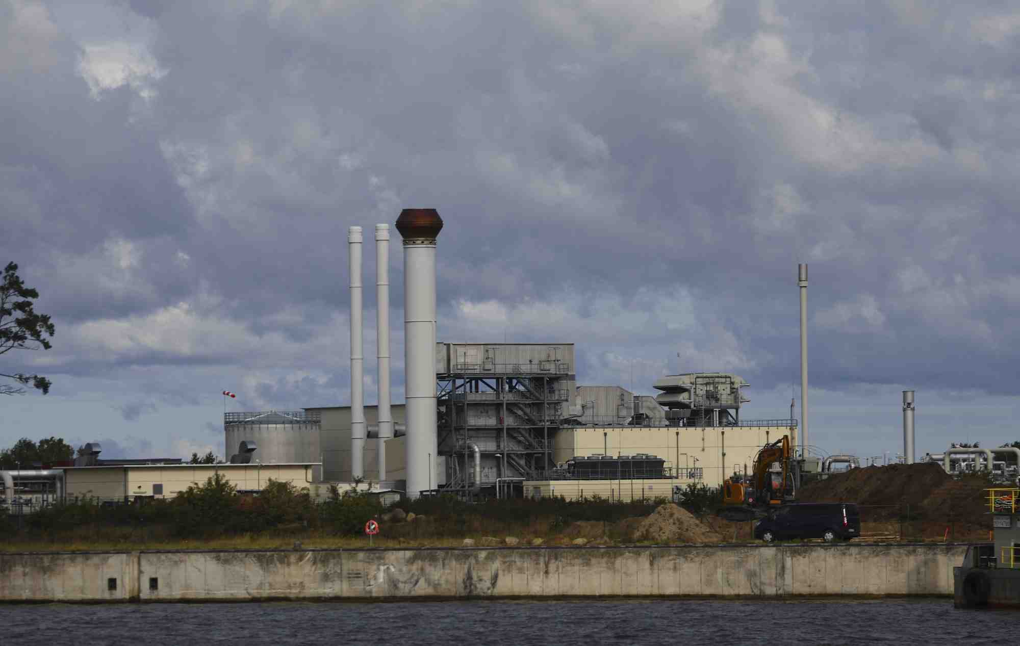 Installation du gazoduc nord stream 1 a lubmin