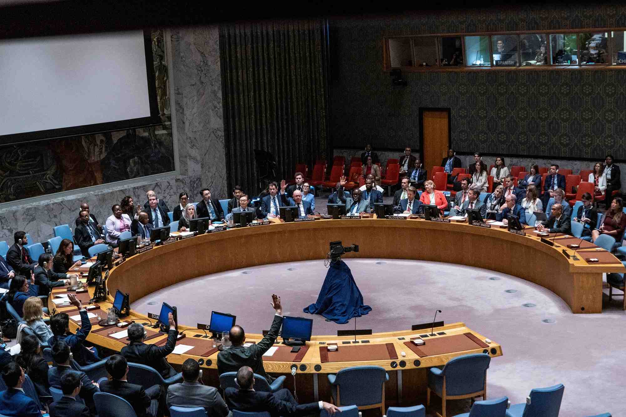 Photo d'archives: les membres du conseil de securite des nations unies