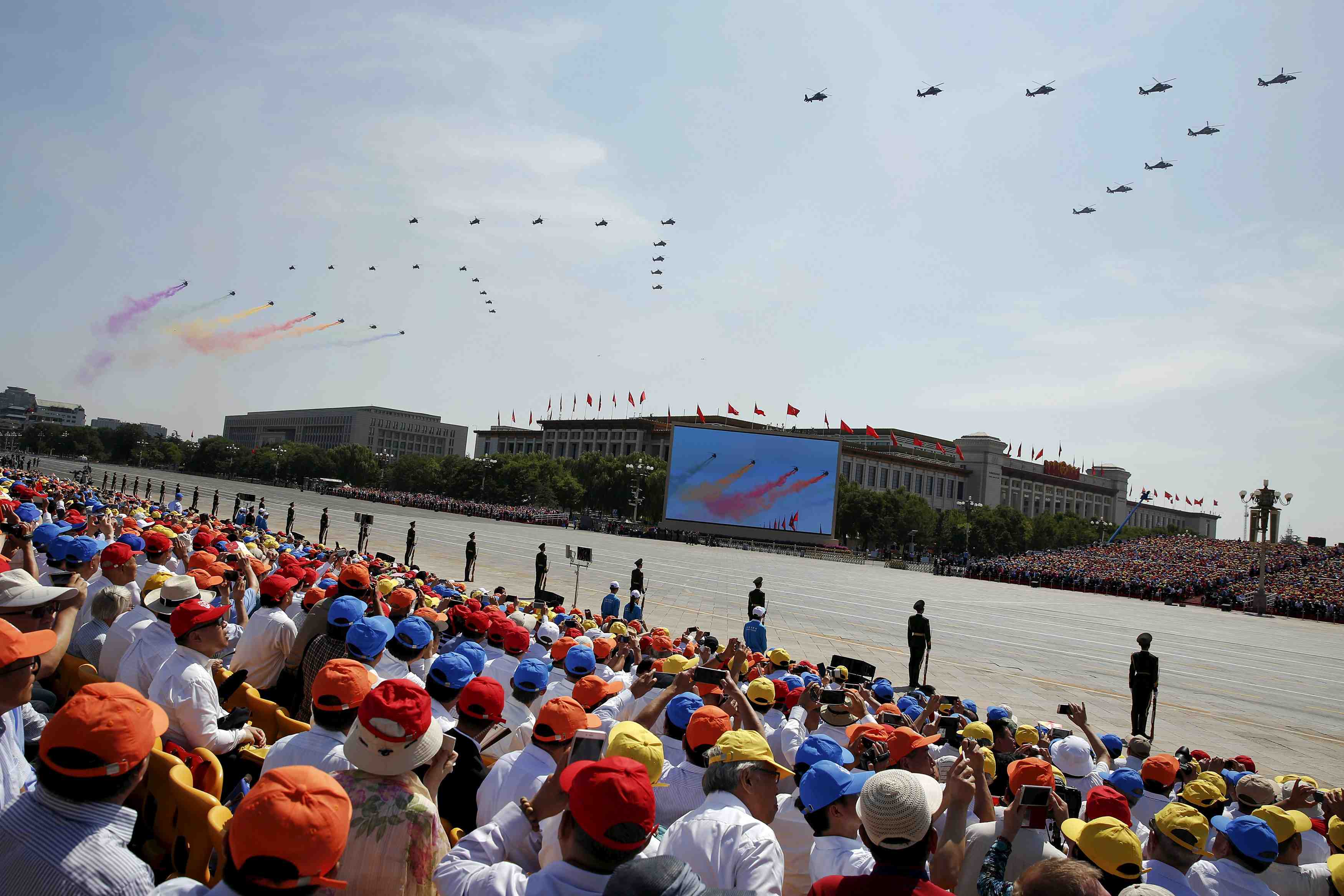 Parade militaire spectaculaire a pekin