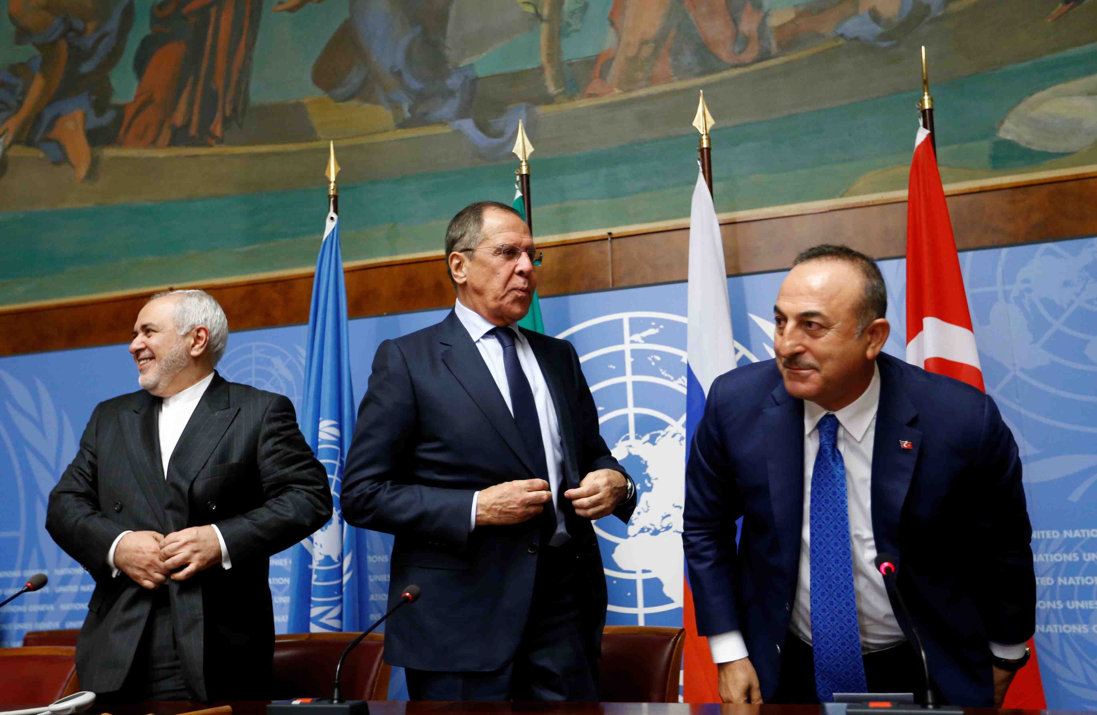Iran et russie critiquent la presence us pres des champs petroliers syriens