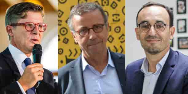 Nicolas Florian, Pierre Hurmic et Thomas Cazenave