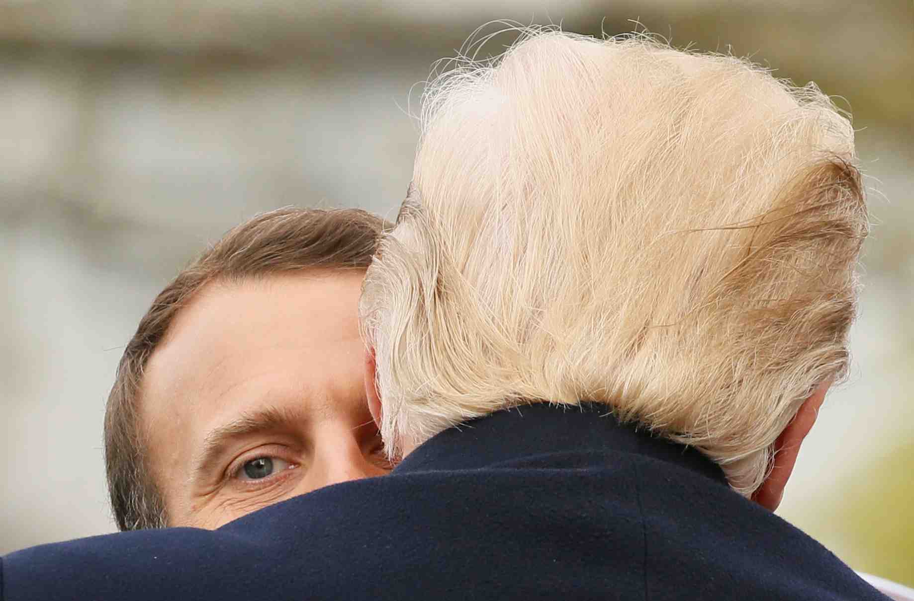 Macron ne sait pas ce que trump decidera au sujet de l'iran