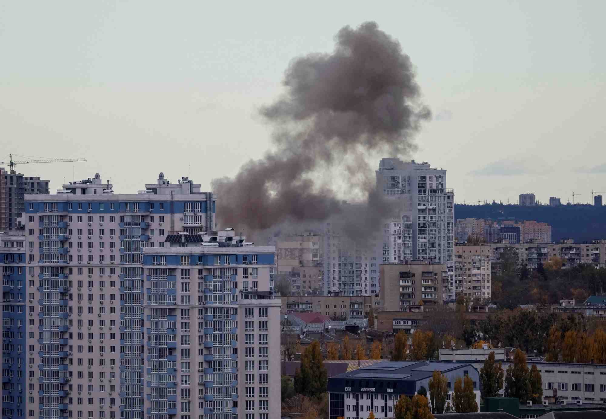 Frappe de drone russe a kiev
