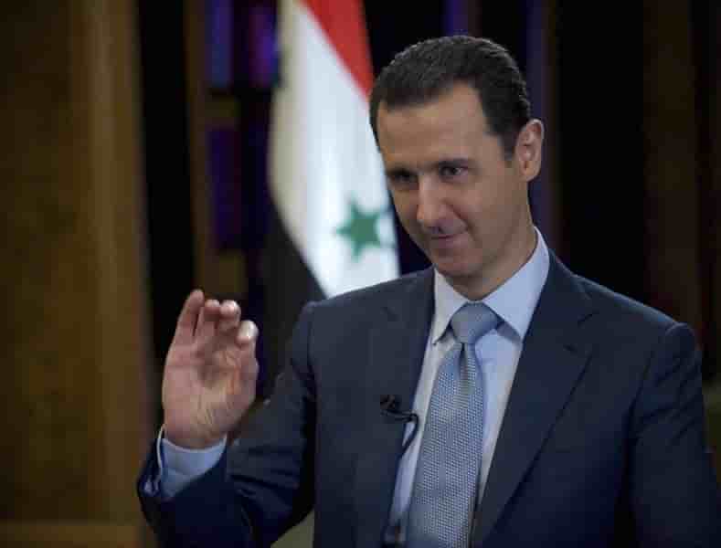 Bachar al assad repond a john kerry