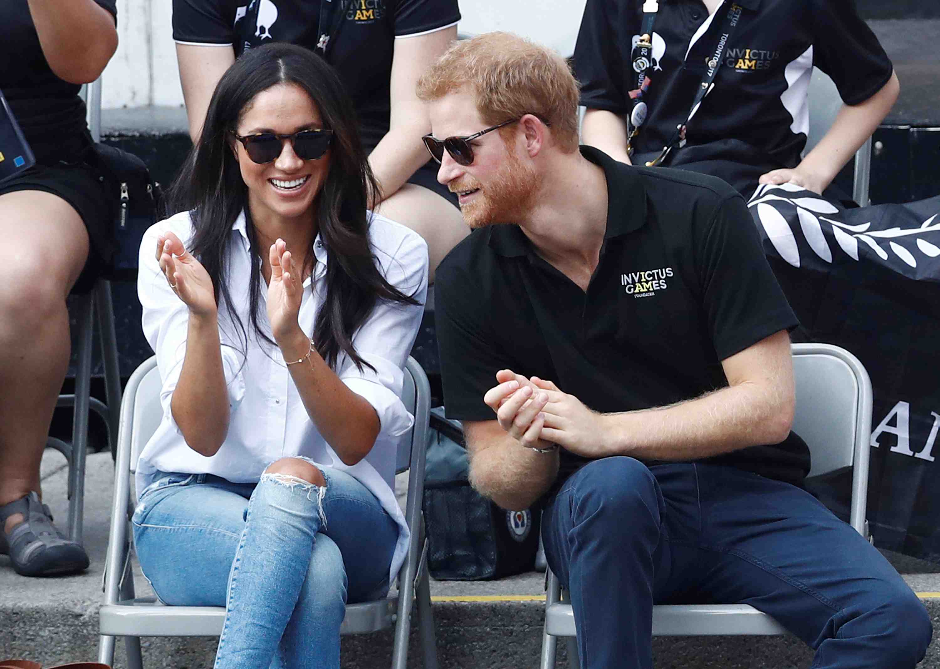Premiere sortie publique du prince harry avec sa compagne