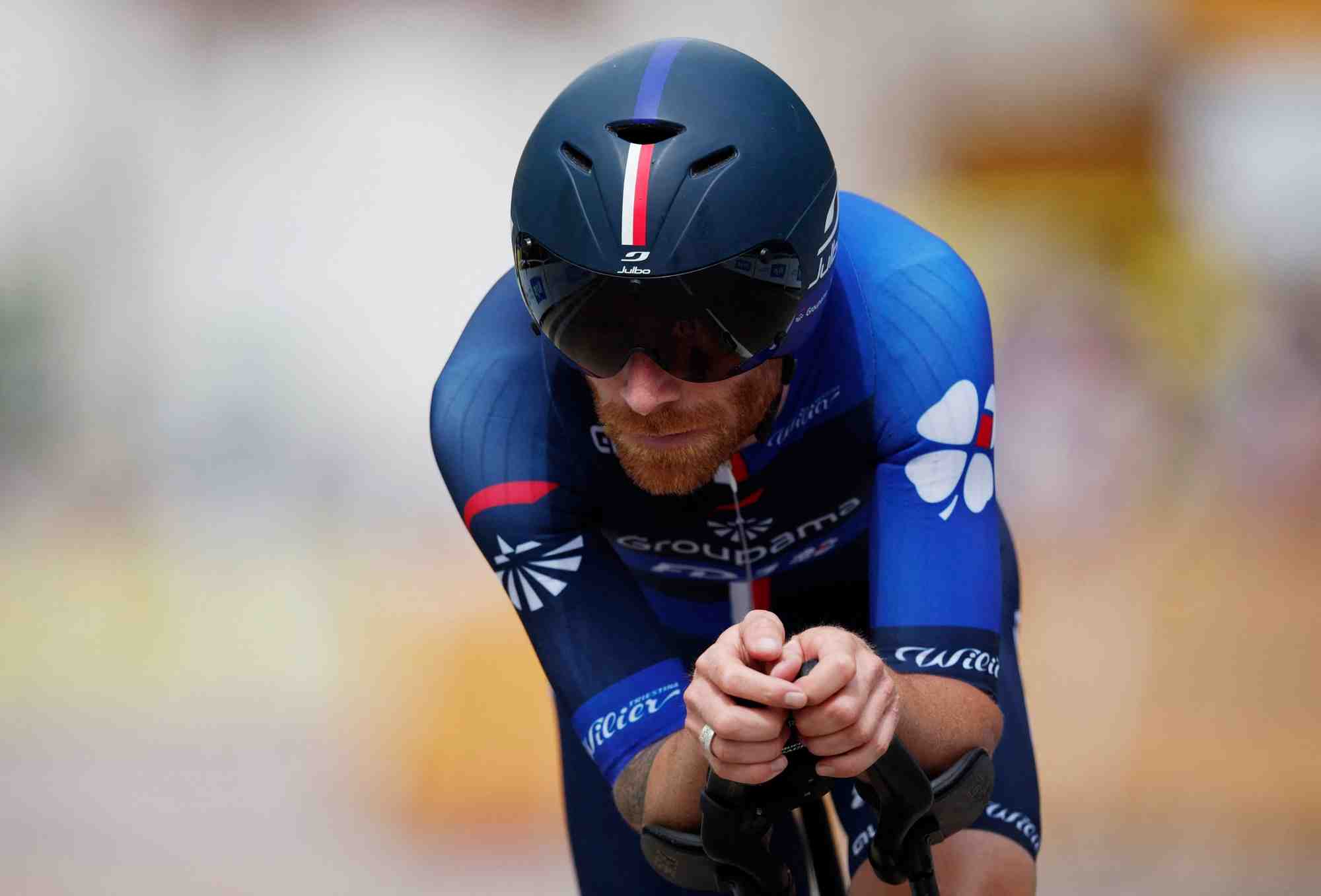 Quentin pacher de l'equipe groupama-fdj