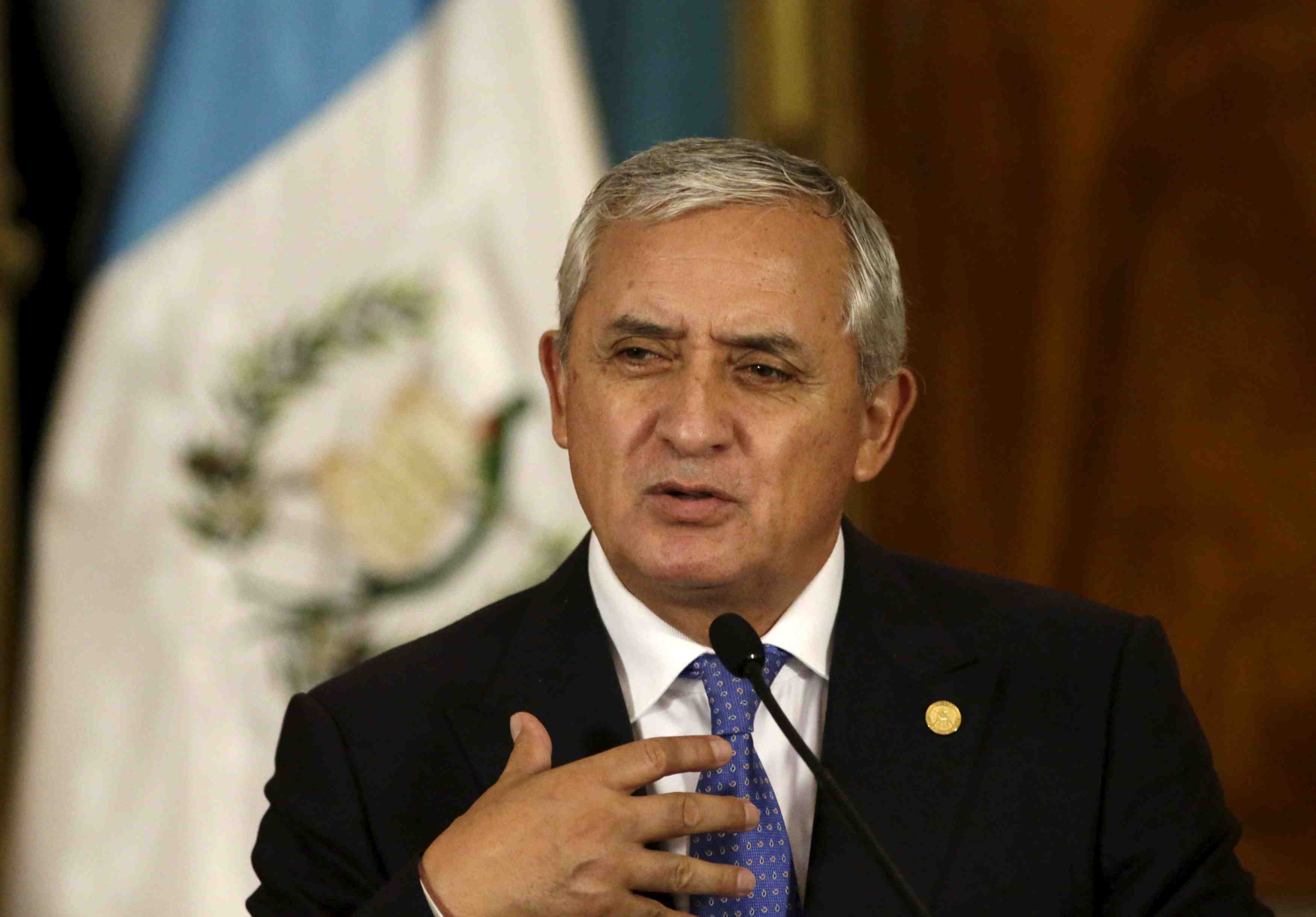 Mandat d'arret contre le president guatemalteque otto perez