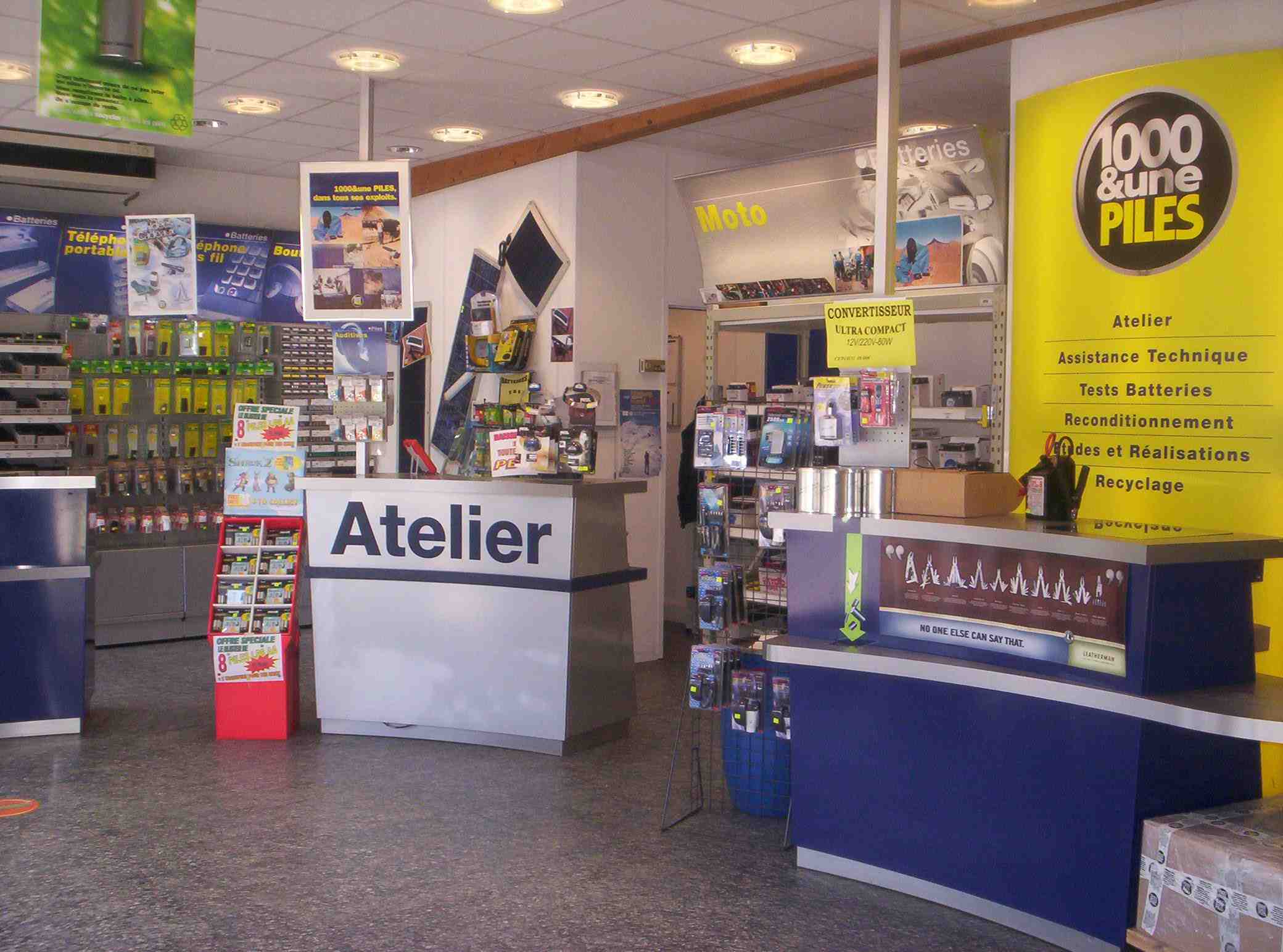Upergy piles magasin