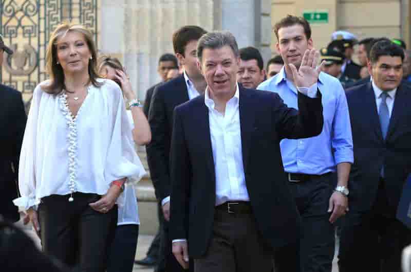 Le président colombien Juan Manuel Santos en ballottage