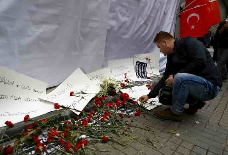 L'auteur de l'attentat d'istanbul lie a l'ei