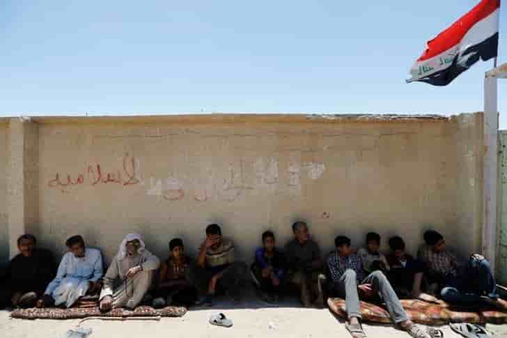 La faim fait fuir les habitants de falloudja