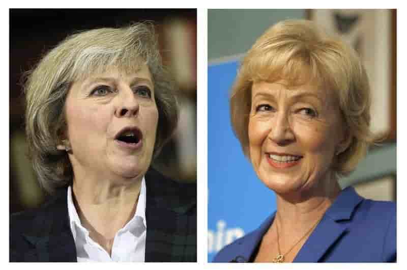 Theresa may ou andrea leadsom au poste de premier ministre en grande-bretagne