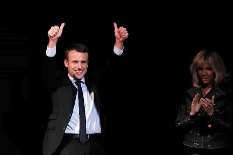 Macron passe devant le pen dans un sondage harris interactive