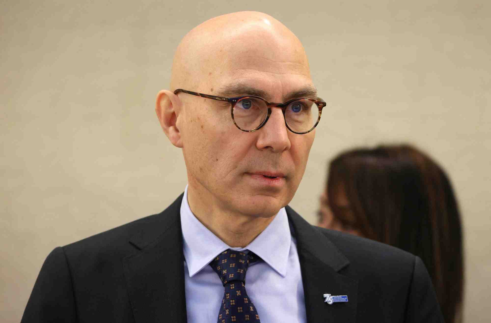 Volker turk a geneve, en suisse