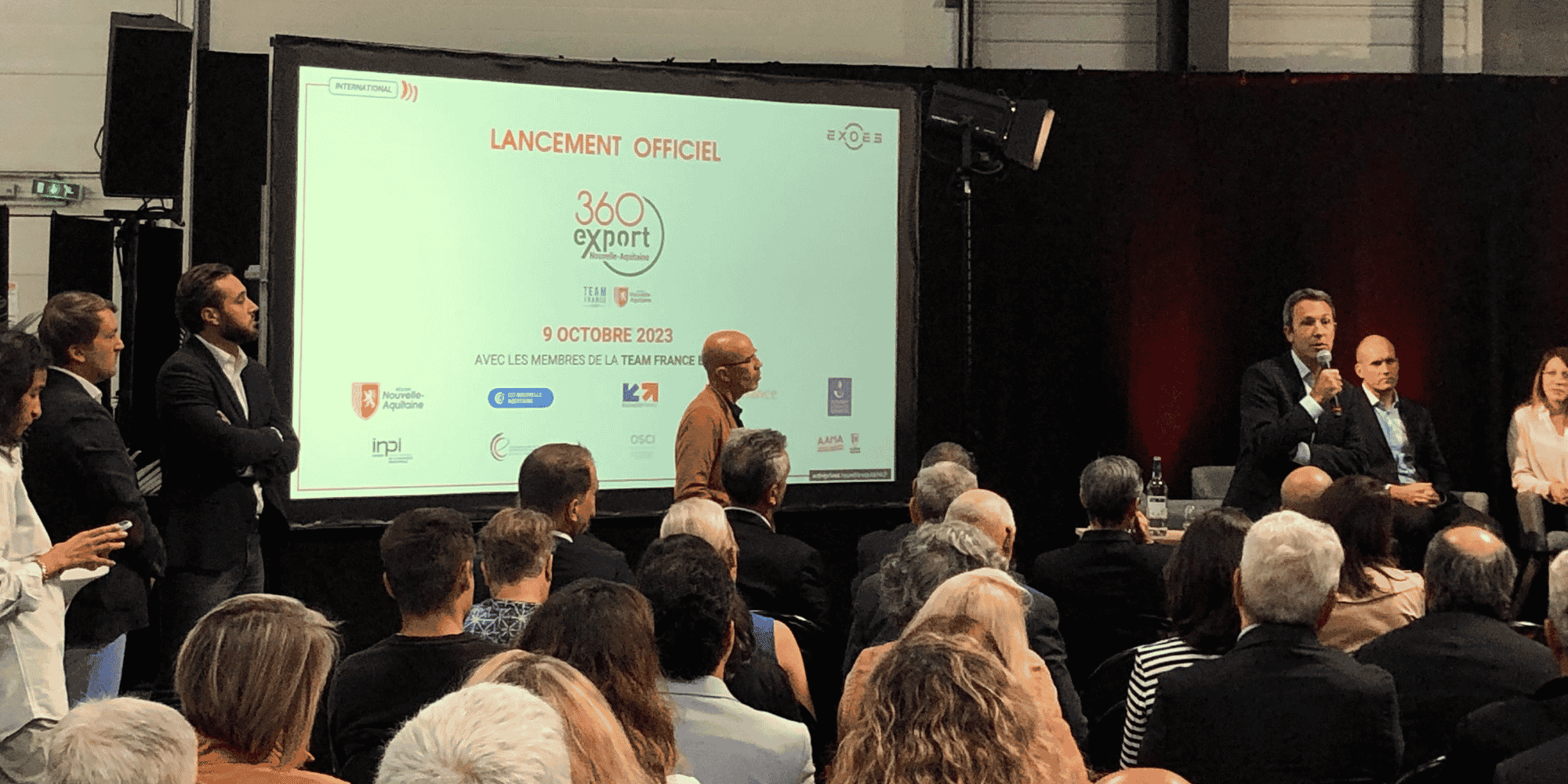 Les 10 partenaires de 360 Export étaient réunis à Gradignan pour le lancement du programme régional d'accompagnement des entreprises.