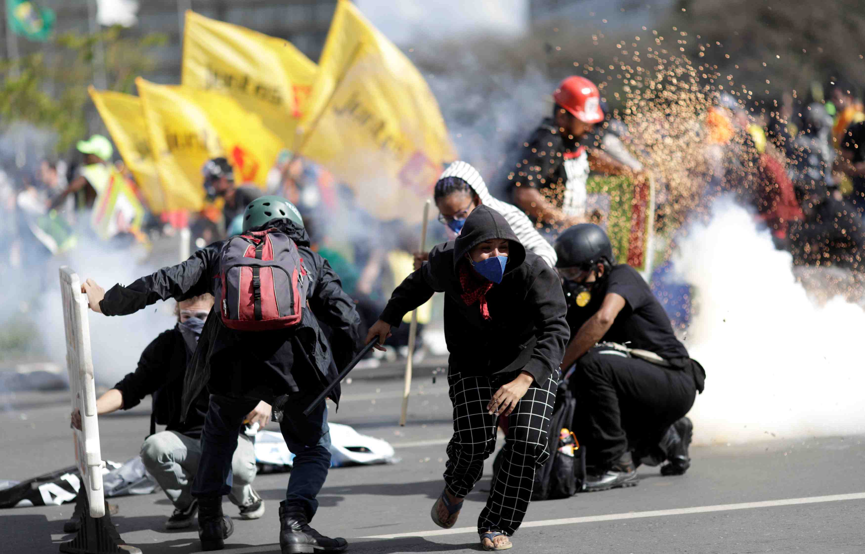 Nouvelle manifestation a brasilia contre le president temer